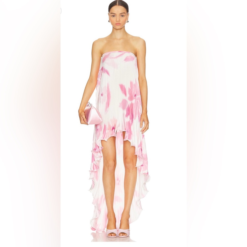 Feminite Dress in Jardin Pink size small L’IDEE brand